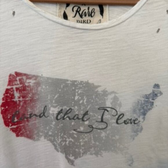 A RARE BIRD "LAND THAT I LOVE: DISTRESSED TEE - Picture 7 of 7